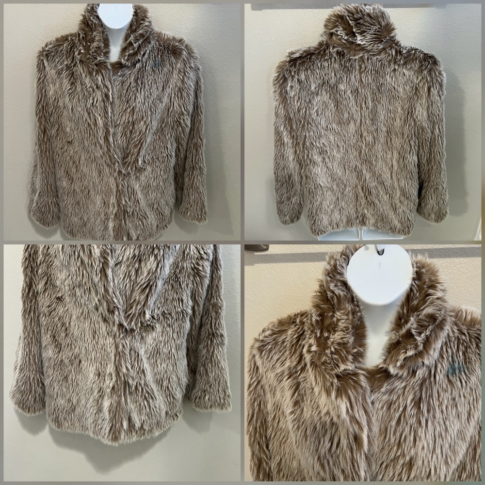By Together Faux Fur Jacket in Brown